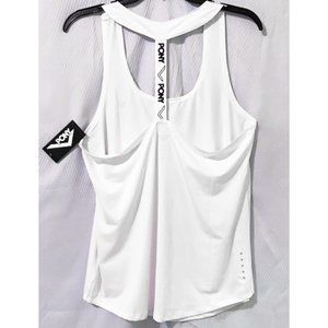 PONY ACTIVE WHITE T-BACK TANK